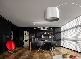 有柱子的办公室怎么装修图片