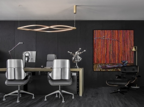 科技公司总经理办公室装修效果图