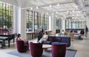 圆弧形办公室如何装修效果图