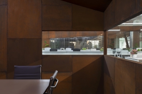 木质办公装修效果图