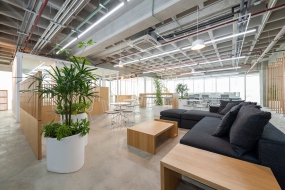 互联网行业办公室装修实景图