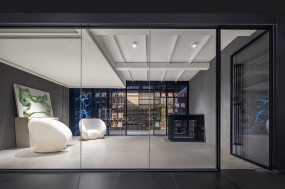 竹子风格办公装修图片实景