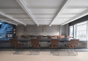 证券公司办公室装修风格图