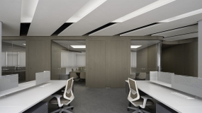 禅意办公室装修图实景