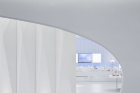 老板办公室装修中式简约风图