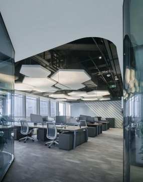 工程机械公司办公室装修图