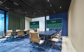 灰色地砖办公室装修效果图