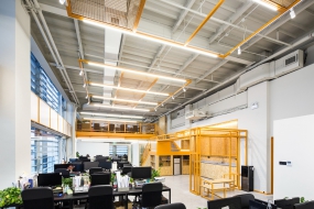 中式混搭办公室装修效果图