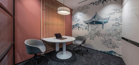 人力资源公司办公室装修图