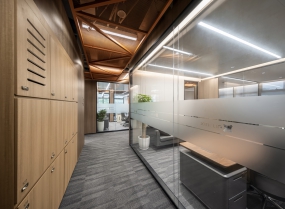 办公室简洁装修效果图茶水间