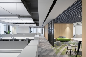 办公原生态装修风格图片