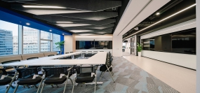 仿古办公室装修实景图