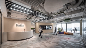 园林风格办公装修图