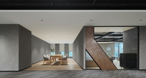 江南风格办公室装修风格图