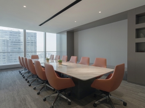 800平方办公室简单装修图