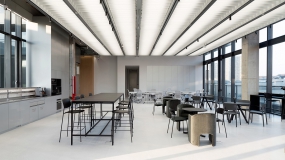 办公室黑白简约风格装修效果图