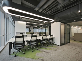 100平总裁办公室装修图