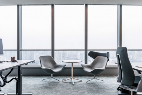 300平方办公楼装修效果图