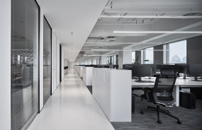 办公室金属风格装修效果图