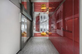 新中式灰色系装修办公室图