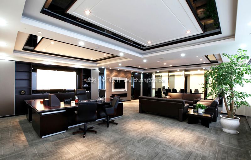 新中式办公室装修设计要点,办公室装修设计