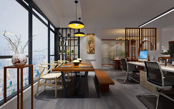 中式<a href=/pictrue/bgs target=_blank class=infotextkey>办公室装修效果图</a>片