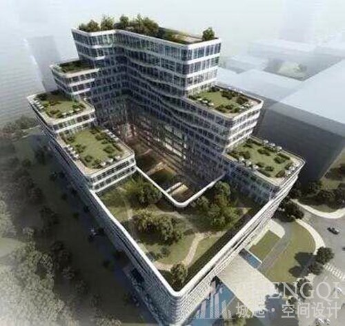 腾讯深圳办公大楼鸟瞰