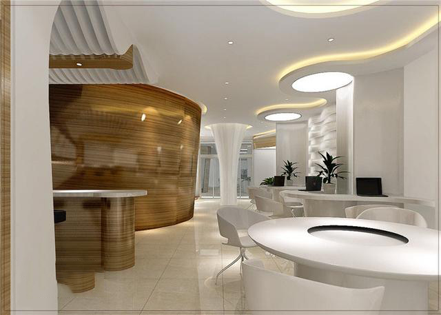 高端办公室装修效果图