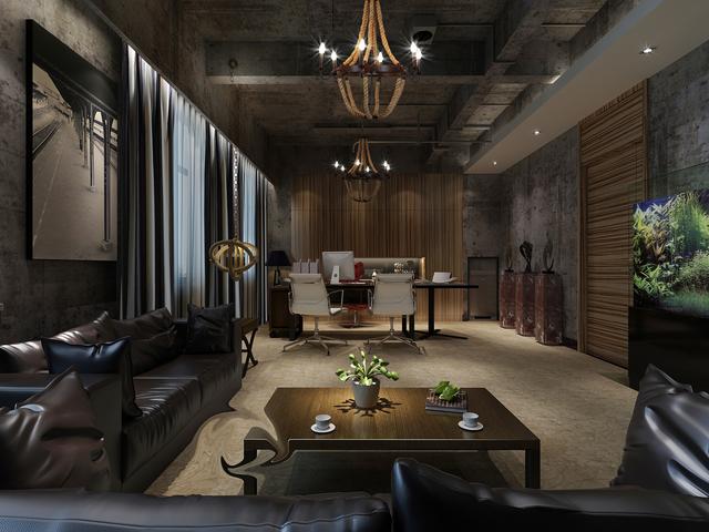 工业风格装修效果图