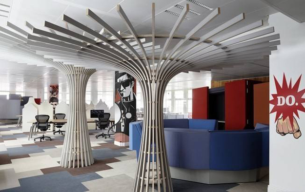 创意办公室装修效果图