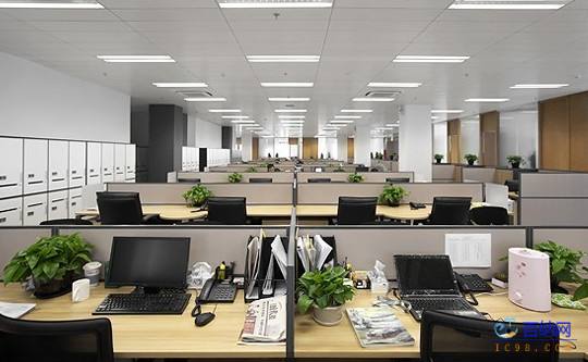 办公室隔断效果图